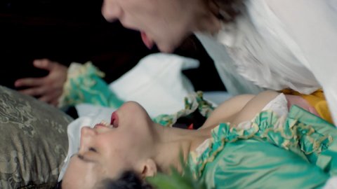 Jessica Brown Findlay - Porn Scenes in Harlots s01e01 (2017)