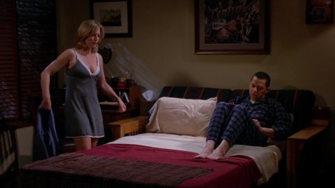 Courtney Thorne-Smith - Porn Scenes in Two and a Half Men s12e14 (2014)